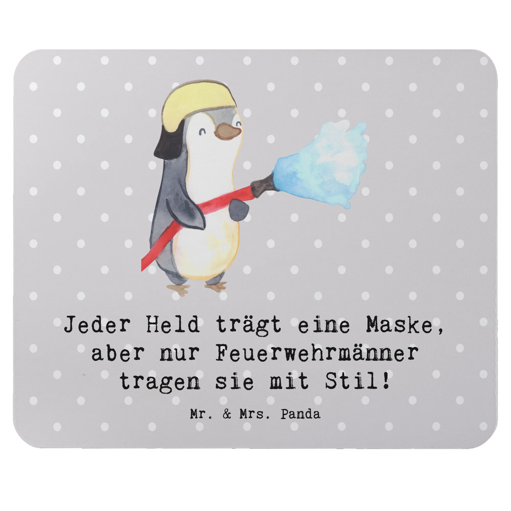 Mouse mat Jeder Held trägt eine Maske, aber nur Feuerwehrmänner tragen sie mit Stil! Mousepad, Mauspad, Einzigartiges Mauspad, Mauspad Büro, Arbeitszimmer, Computer zubehör, Mausunterlage, Designer Mauspad, Büroausstattung, PC Zubehör, Beruf, Ausbildung, Jubiläum, Abschied, Rente, Kollege, Kollegin, Geschenk, Schenken, Arbeitskollege, Mitarbeiter, Firma, Danke, Dankeschön
