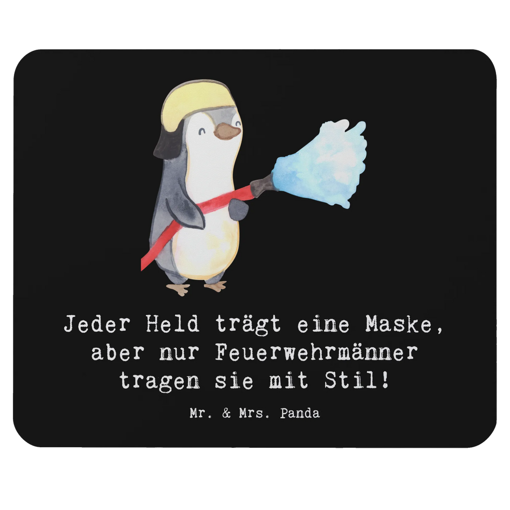 Mouse mat Jeder Held trägt eine Maske, aber nur Feuerwehrmänner tragen sie mit Stil! Mousepad, Mauspad, Einzigartiges Mauspad, Mauspad Büro, Arbeitszimmer, Computer zubehör, Mausunterlage, Designer Mauspad, Büroausstattung, PC Zubehör, Beruf, Ausbildung, Jubiläum, Abschied, Rente, Kollege, Kollegin, Geschenk, Schenken, Arbeitskollege, Mitarbeiter, Firma, Danke, Dankeschön