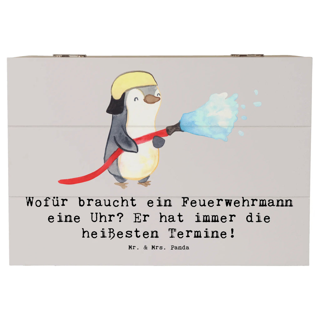 Wooden chest Wofür braucht ein Feuerwehrmann eine Uhr? Er hat immer die heißesten Termine! Schatulle, Holzkiste, XXL, Erinnerungskiste, Schatzkiste, Geschenkbox, Aufbewahrungsbox, Kiste, Dekokiste, Geschenkdose, Truhe, Erinnerungsbox, Beruf, Ausbildung, Jubiläum, Abschied, Rente, Kollege, Kollegin, Geschenk, Schenken, Arbeitskollege, Mitarbeiter, Firma, Danke, Dankeschön