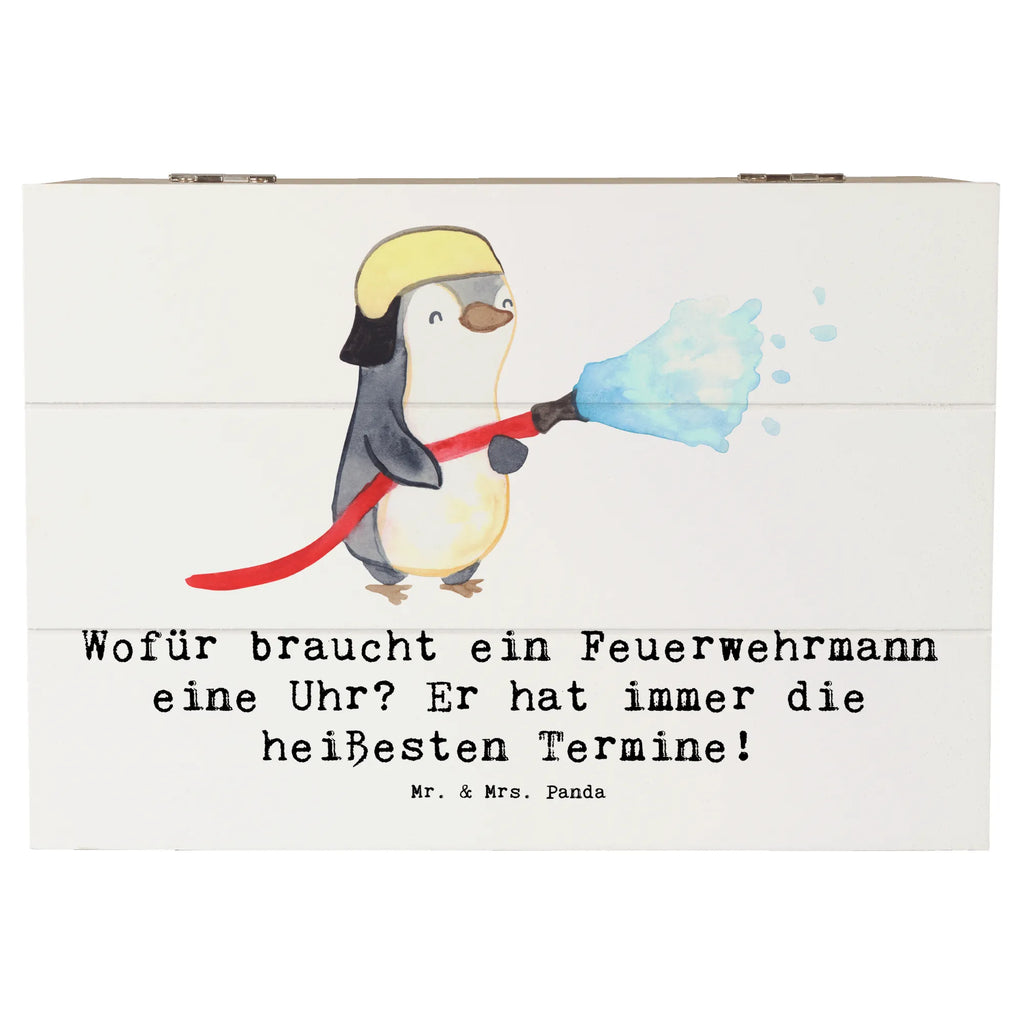 Wooden chest Wofür braucht ein Feuerwehrmann eine Uhr? Er hat immer die heißesten Termine! Schatulle, Holzkiste, XXL, Erinnerungskiste, Schatzkiste, Geschenkbox, Aufbewahrungsbox, Kiste, Dekokiste, Geschenkdose, Truhe, Erinnerungsbox, Beruf, Ausbildung, Jubiläum, Abschied, Rente, Kollege, Kollegin, Geschenk, Schenken, Arbeitskollege, Mitarbeiter, Firma, Danke, Dankeschön