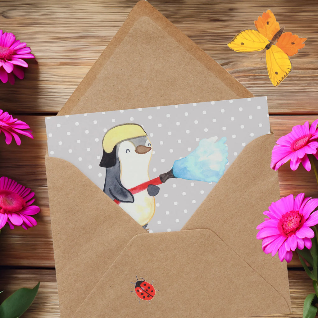 Deluxe Card Wofür braucht ein Feuerwehrmann eine Uhr? Er hat immer die heißesten Termine! Karte, Einladungskarte, Klappkarte, Geburtstagskarte, Grußkarte, Hochzeitskarte, Glückwunschkarte, Hochwertige Klappkarte, Hochwertige Grußkarte, Beruf, Ausbildung, Jubiläum, Abschied, Rente, Kollege, Kollegin, Geschenk, Schenken, Arbeitskollege, Mitarbeiter, Firma, Danke, Dankeschön