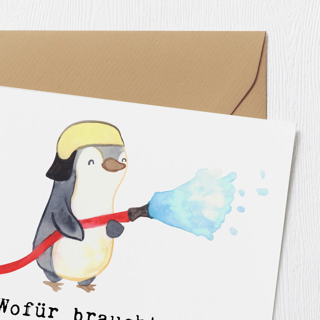 Deluxe Card Wofür braucht ein Feuerwehrmann eine Uhr? Er hat immer die heißesten Termine! Karte, Einladungskarte, Klappkarte, Geburtstagskarte, Grußkarte, Hochzeitskarte, Glückwunschkarte, Hochwertige Klappkarte, Hochwertige Grußkarte, Beruf, Ausbildung, Jubiläum, Abschied, Rente, Kollege, Kollegin, Geschenk, Schenken, Arbeitskollege, Mitarbeiter, Firma, Danke, Dankeschön