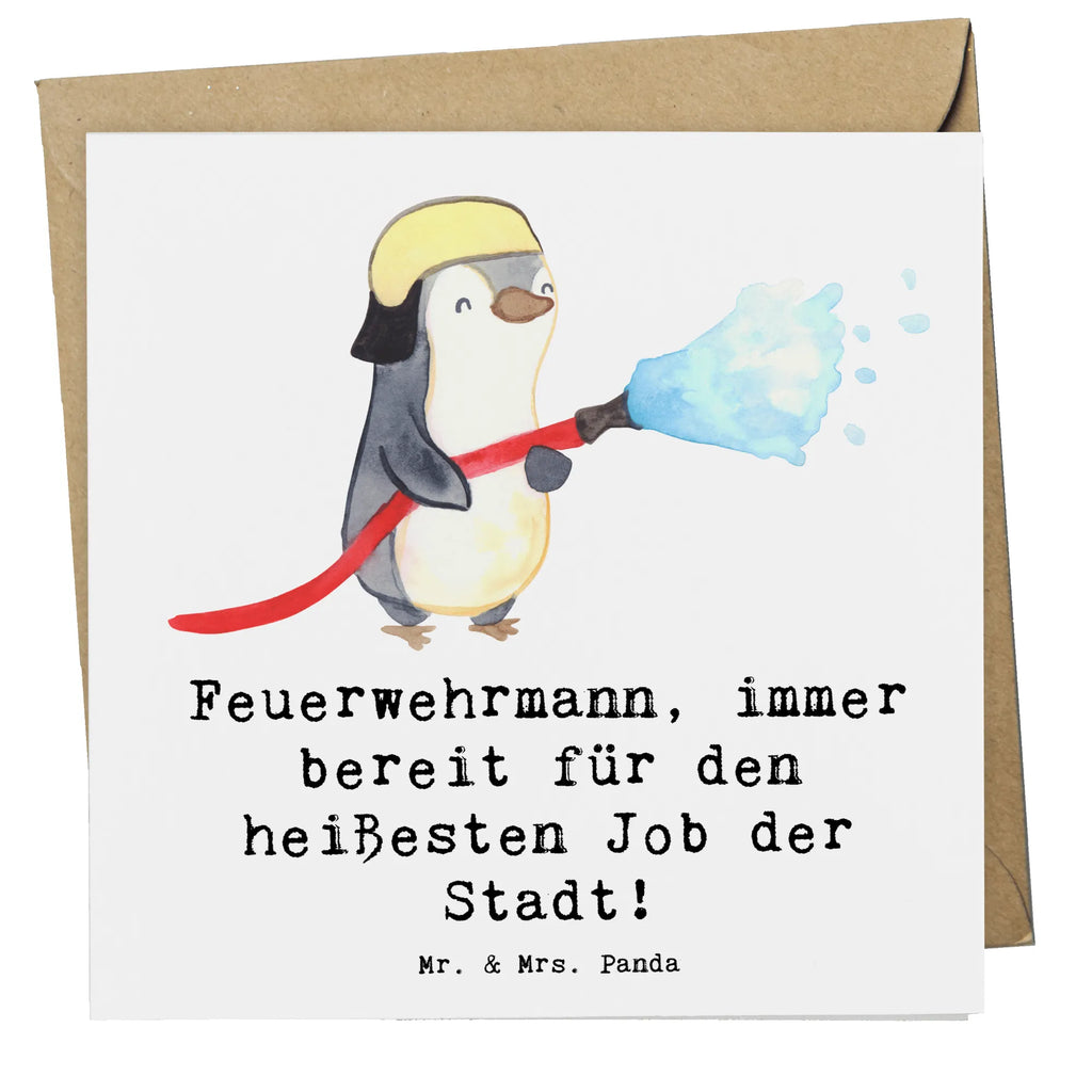 Deluxe Card Feuerwehrmann, immer bereit für den heißesten Job der Stadt! Grußkarte, Geburtstagskarte, Karte, Hochwertige Grußkarte, Hochwertige Klappkarte, Einladungskarte, Klappkarte, Hochzeitskarte, Glückwunschkarte, Beruf, Ausbildung, Jubiläum, Abschied, Rente, Kollege, Kollegin, Geschenk, Schenken, Arbeitskollege, Mitarbeiter, Firma, Danke, Dankeschön
