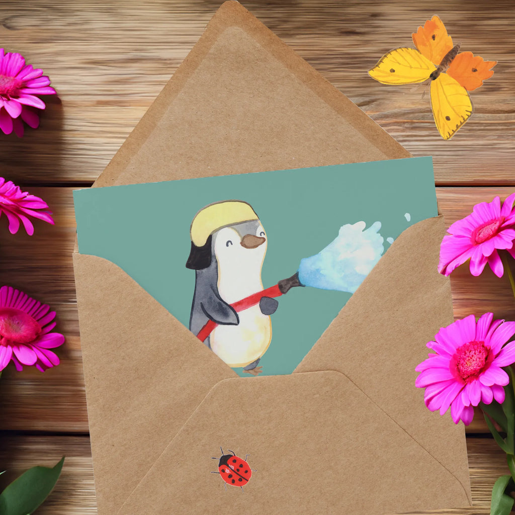 Deluxe Card Wofür braucht ein Feuerwehrmann eine Uhr? Er hat immer die heißesten Termine! Karte, Einladungskarte, Klappkarte, Geburtstagskarte, Grußkarte, Hochzeitskarte, Glückwunschkarte, Hochwertige Klappkarte, Hochwertige Grußkarte, Beruf, Ausbildung, Jubiläum, Abschied, Rente, Kollege, Kollegin, Geschenk, Schenken, Arbeitskollege, Mitarbeiter, Firma, Danke, Dankeschön