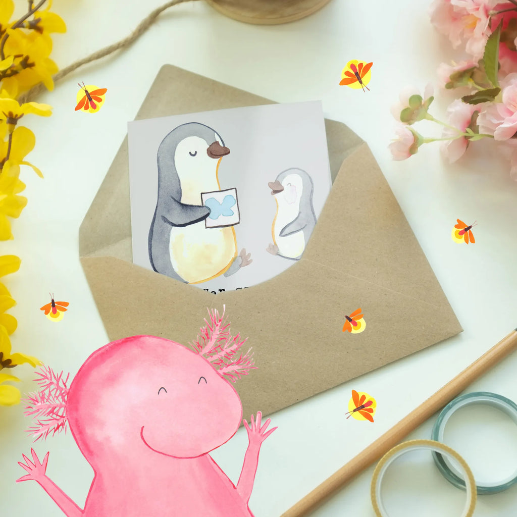 Greetings card Wer sagt, Zungenbrecher sind schwer, hat noch nicht mit einer Logopädin geübt! Einladungskarte, Klappkarte, Hochzeitskarte, Ansichtskarten, Karte, Geburtstagskarte, Grußkarte, Glückwunschkarte, Beruf, Ausbildung, Jubiläum, Abschied, Rente, Kollege, Kollegin, Geschenk, Schenken, Arbeitskollege, Mitarbeiter, Firma, Danke, Dankeschön