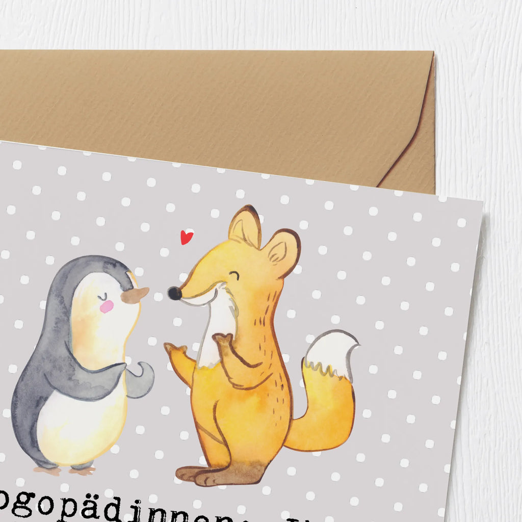 Deluxe Card Logopädinnen: Ihre Superkraft ist, dass sie wirklich zuhören können. Glückwunschkarte, Karte, Hochwertige Grußkarte, Einladungskarte, Klappkarte, Hochwertige Klappkarte, Hochzeitskarte, Grußkarte, Geburtstagskarte, Beruf, Ausbildung, Jubiläum, Abschied, Rente, Kollege, Kollegin, Geschenk, Schenken, Arbeitskollege, Mitarbeiter, Firma, Danke, Dankeschön