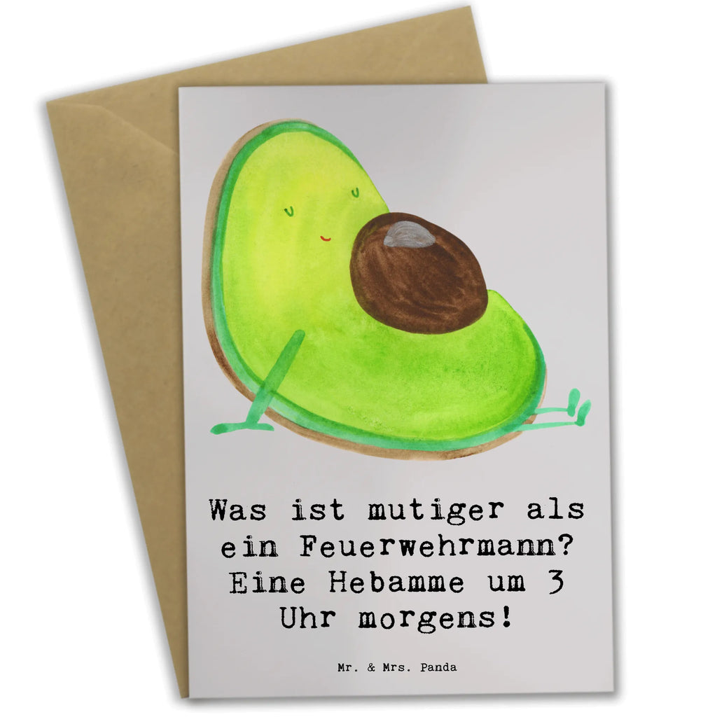 Greetings card Was ist mutiger als ein Feuerwehrmann? Eine Hebamme um 3 Uhr morgens! Klappkarte, Hochzeitskarte, Einladungskarte, Geburtstagskarte, Glückwunschkarte, Karte, Grußkarte, Ansichtskarten, Beruf, Ausbildung, Jubiläum, Abschied, Rente, Kollege, Kollegin, Geschenk, Schenken, Arbeitskollege, Mitarbeiter, Firma, Danke, Dankeschön