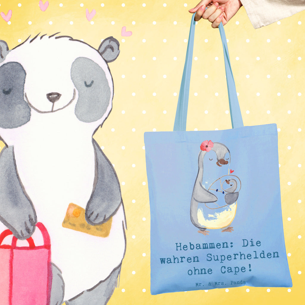 Tote bag Hebammen: Die wahren Superhelden ohne Cape! Badetasche, Stoffbeutel, Jutetasche, Beuteltasche, Strandtasche, Stofftasche, Shopper, Tasche, Beutel, Tragetasche, Einkaufstüte, Jutebeutel, Schultertasche, Laptoptasche, Umhängetasche, Einkaufstasche, Beruf, Ausbildung, Jubiläum, Abschied, Rente, Kollege, Kollegin, Geschenk, Schenken, Arbeitskollege, Mitarbeiter, Firma, Danke, Dankeschön