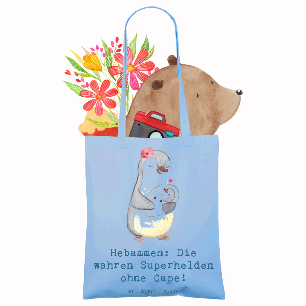 Tote bag Hebammen: Die wahren Superhelden ohne Cape! Badetasche, Stoffbeutel, Jutetasche, Beuteltasche, Strandtasche, Stofftasche, Shopper, Tasche, Beutel, Tragetasche, Einkaufstüte, Jutebeutel, Schultertasche, Laptoptasche, Umhängetasche, Einkaufstasche, Beruf, Ausbildung, Jubiläum, Abschied, Rente, Kollege, Kollegin, Geschenk, Schenken, Arbeitskollege, Mitarbeiter, Firma, Danke, Dankeschön