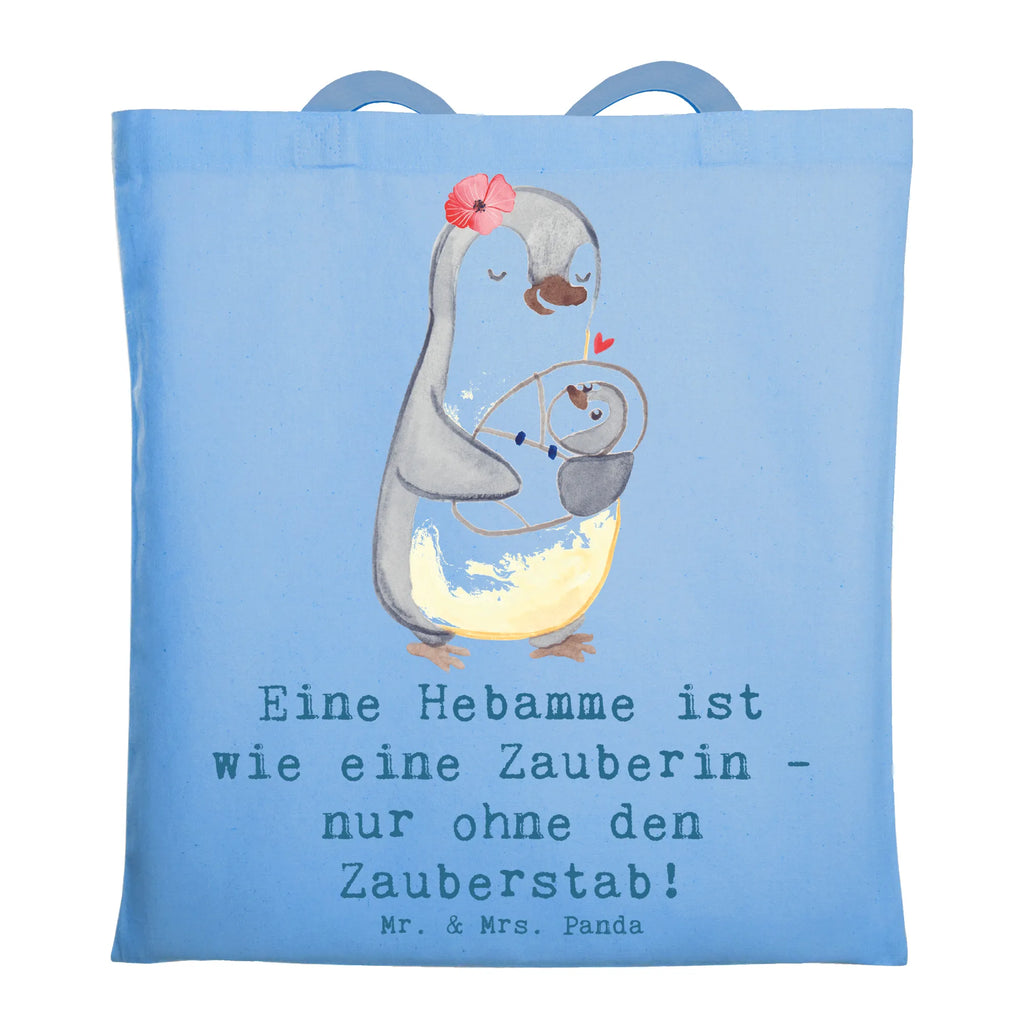 Tote bag Eine Hebamme ist wie eine Zauberin - nur ohne den Zauberstab! Beutel, Einkaufstüte, Stoffbeutel, Tasche, Beuteltasche, Jutebeutel, Einkaufstasche, Strandtasche, Laptoptasche, Umhängetasche, Shopper, Schultertasche, Jutetasche, Badetasche, Tragetasche, Stofftasche, Beruf, Ausbildung, Jubiläum, Abschied, Rente, Kollege, Kollegin, Geschenk, Schenken, Arbeitskollege, Mitarbeiter, Firma, Danke, Dankeschön