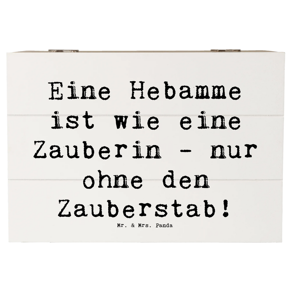 Holzkiste Spruch Hebamme Magie Erinnerungsbox, Schatulle, Dekokiste, Geschenkbox, Kiste, XXL, Schatzkiste, Holzkiste, Geschenkdose, Truhe, Aufbewahrungsbox, Erinnerungskiste, Beruf, Ausbildung, Jubiläum, Abschied, Rente, Kollege, Kollegin, Geschenk, Schenken, Arbeitskollege, Mitarbeiter, Firma, Danke, Dankeschön