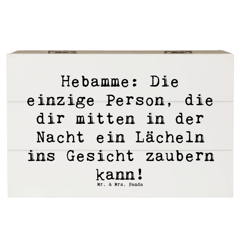 Wooden chest Saying Hebamme: Die einzige Person, die dir mitten in der Nacht ein Lächeln ins Gesicht zaubern kann! Erinnerungsbox, Dekokiste, XXL, Truhe, Erinnerungskiste, Schatzkiste, Geschenkbox, Schatulle, Aufbewahrungsbox, Holzkiste, Geschenkdose, Kiste, Beruf, Ausbildung, Jubiläum, Abschied, Rente, Kollege, Kollegin, Geschenk, Schenken, Arbeitskollege, Mitarbeiter, Firma, Danke, Dankeschön