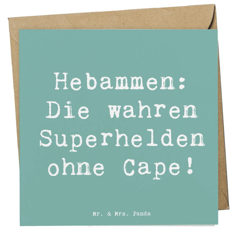 Deluxe Card Saying Hebammen: Die wahren Superhelden ohne Cape! Hochzeitskarte, Hochwertige Grußkarte, Klappkarte, Karte, Hochwertige Klappkarte, Grußkarte, Einladungskarte, Glückwunschkarte, Geburtstagskarte, Beruf, Ausbildung, Jubiläum, Abschied, Rente, Kollege, Kollegin, Geschenk, Schenken, Arbeitskollege, Mitarbeiter, Firma, Danke, Dankeschön