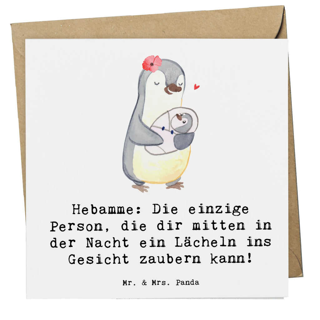 Deluxe Card Hebamme: Die einzige Person, die dir mitten in der Nacht ein Lächeln ins Gesicht zaubern kann! Glückwunschkarte, Hochwertige Grußkarte, Karte, Geburtstagskarte, Klappkarte, Hochwertige Klappkarte, Grußkarte, Einladungskarte, Hochzeitskarte, Beruf, Ausbildung, Jubiläum, Abschied, Rente, Kollege, Kollegin, Geschenk, Schenken, Arbeitskollege, Mitarbeiter, Firma, Danke, Dankeschön