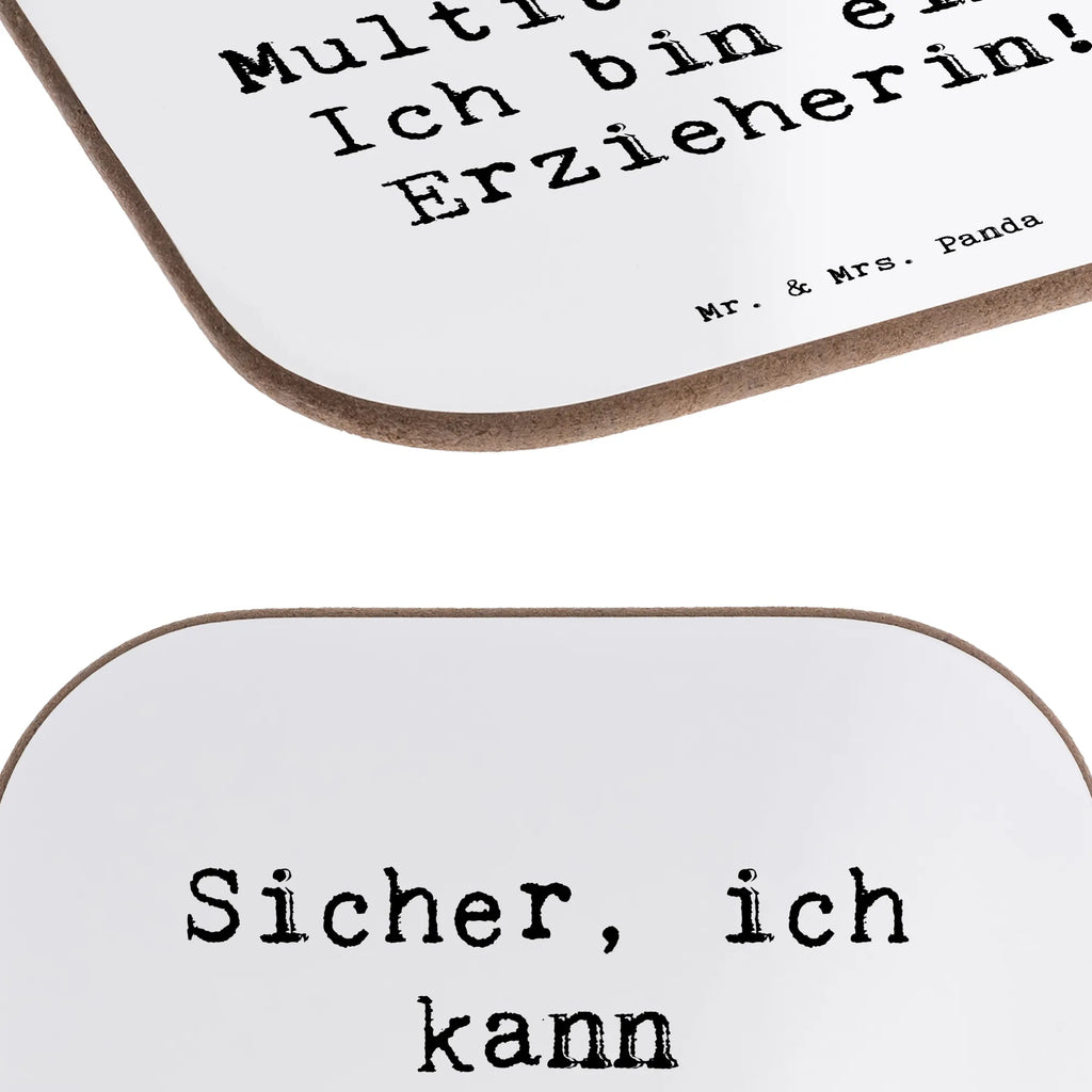 Square coaster Saying Sicher, ich kann Multitasking: Ich bin eine Erzieherin! Bierdeckel, Korkuntersetzer, Tassen Untersetzer, Untersetzer, Glasuntersetzer, Untersetzer Holz, Untersetzer Gläser, Getränkeuntersetzer, Untersetzer aus Holz, Untersetzer für Gläser, Untersetzer Design, Holzuntersetzer, Beruf, Ausbildung, Jubiläum, Abschied, Rente, Kollege, Kollegin, Geschenk, Schenken, Arbeitskollege, Mitarbeiter, Firma, Danke, Dankeschön