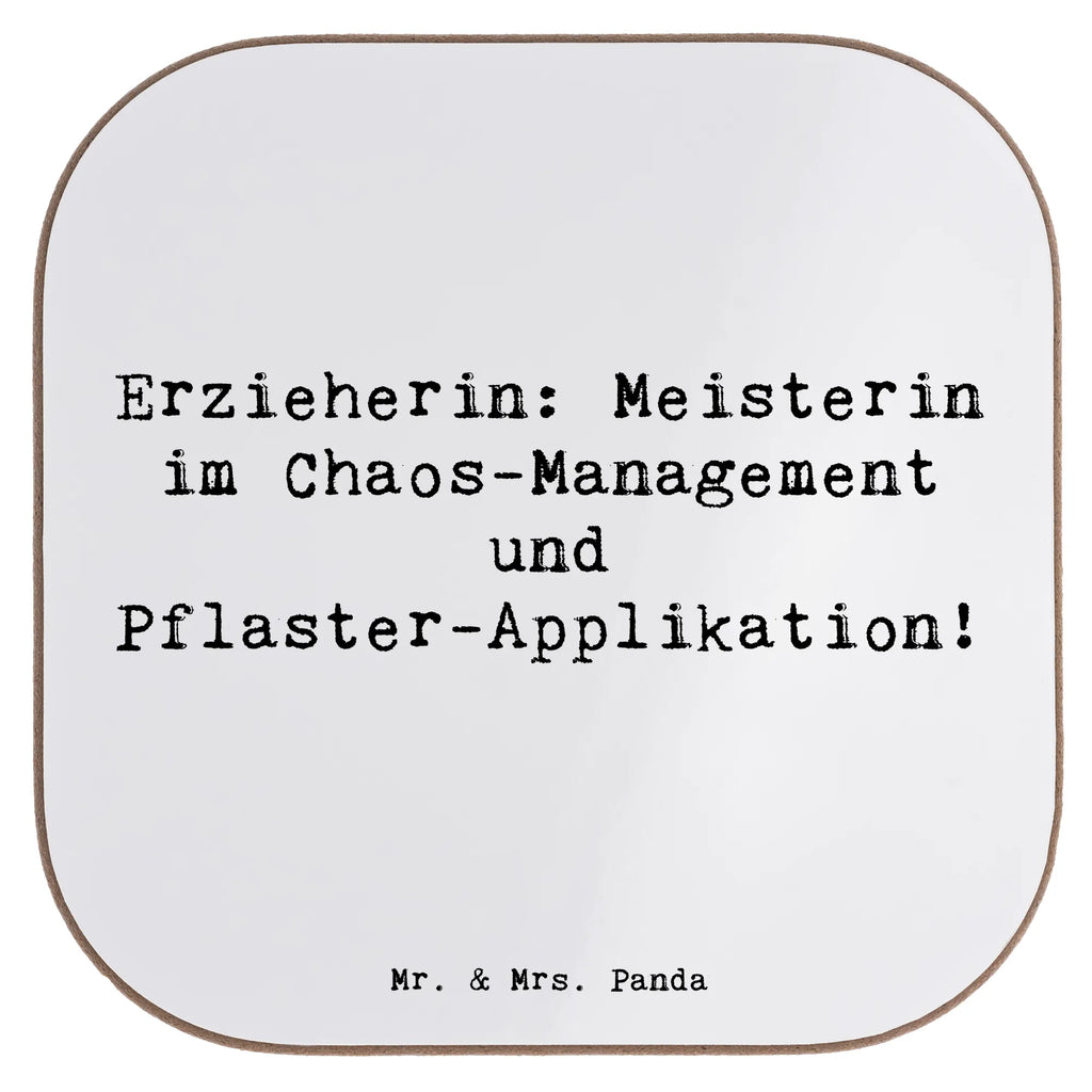 Square coaster Saying Erzieherin: Meisterin im Chaos-Management und Pflaster-Applikation! Glasuntersetzer, Untersetzer Design, Untersetzer für Gläser, Untersetzer aus Holz, Korkuntersetzer, Untersetzer, Untersetzer Gläser, Tassen Untersetzer, Untersetzer Holz, Holzuntersetzer, Bierdeckel, Getränkeuntersetzer, Beruf, Ausbildung, Jubiläum, Abschied, Rente, Kollege, Kollegin, Geschenk, Schenken, Arbeitskollege, Mitarbeiter, Firma, Danke, Dankeschön