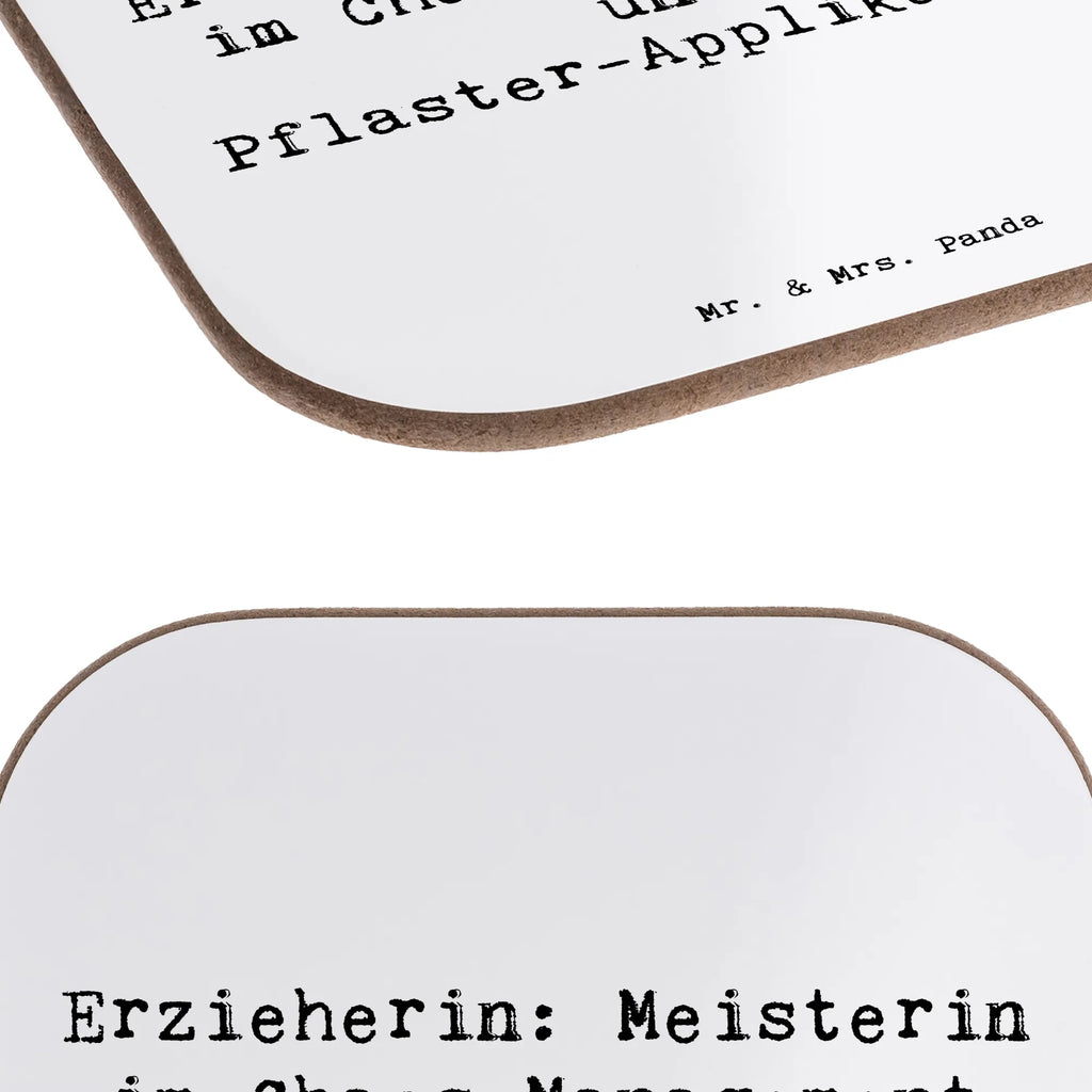 Square coaster Saying Erzieherin: Meisterin im Chaos-Management und Pflaster-Applikation! Glasuntersetzer, Untersetzer Design, Untersetzer für Gläser, Untersetzer aus Holz, Korkuntersetzer, Untersetzer, Untersetzer Gläser, Tassen Untersetzer, Untersetzer Holz, Holzuntersetzer, Bierdeckel, Getränkeuntersetzer, Beruf, Ausbildung, Jubiläum, Abschied, Rente, Kollege, Kollegin, Geschenk, Schenken, Arbeitskollege, Mitarbeiter, Firma, Danke, Dankeschön
