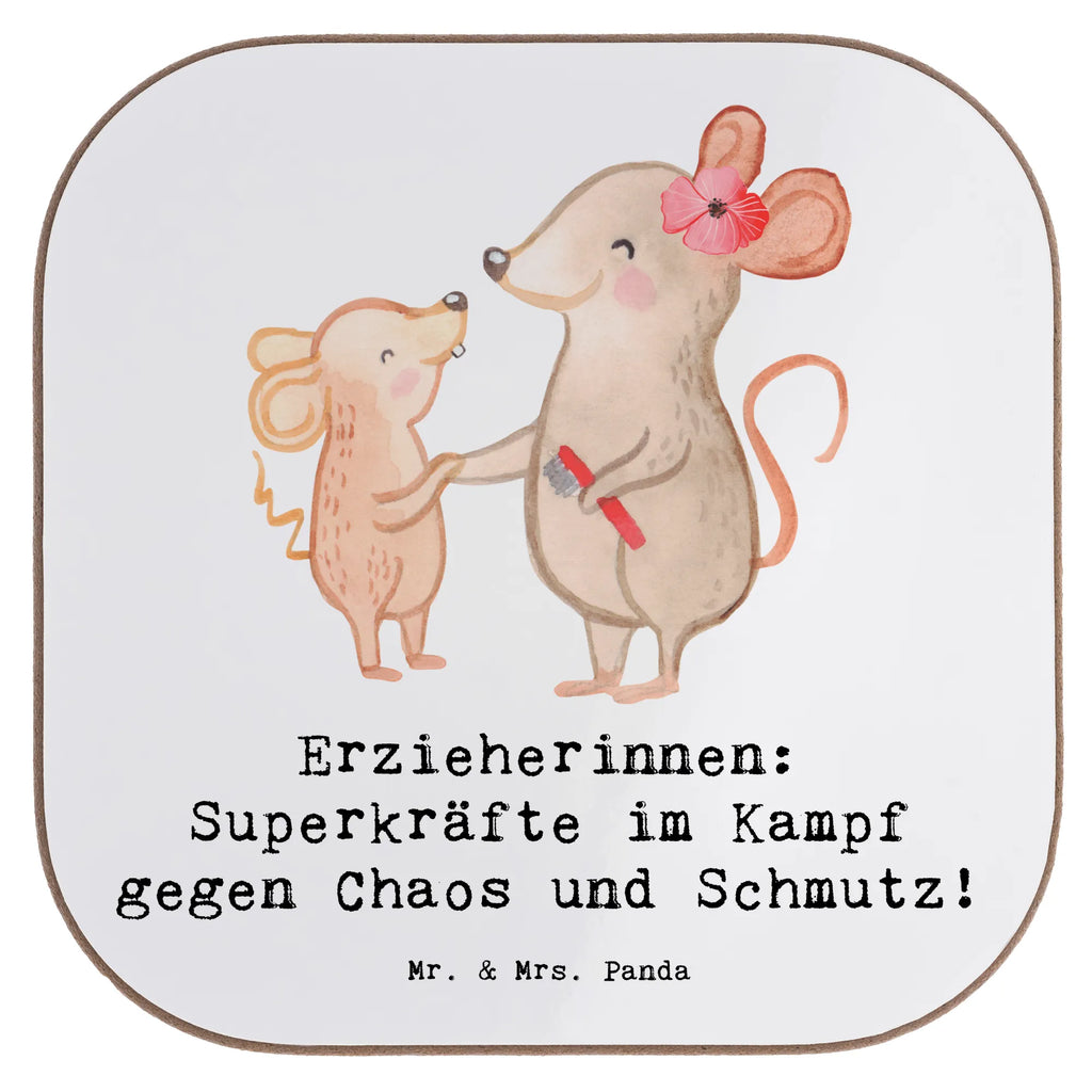 Square coaster Erzieherinnen: Superkräfte im Kampf gegen Chaos und Schmutz! Untersetzer, Bierdeckel, Glasuntersetzer, Untersetzer Gläser, Getränkeuntersetzer, Untersetzer aus Holz, Untersetzer für Gläser, Korkuntersetzer, Untersetzer Holz, Holzuntersetzer, Tassen Untersetzer, Untersetzer Design, Beruf, Ausbildung, Jubiläum, Abschied, Rente, Kollege, Kollegin, Geschenk, Schenken, Arbeitskollege, Mitarbeiter, Firma, Danke, Dankeschön