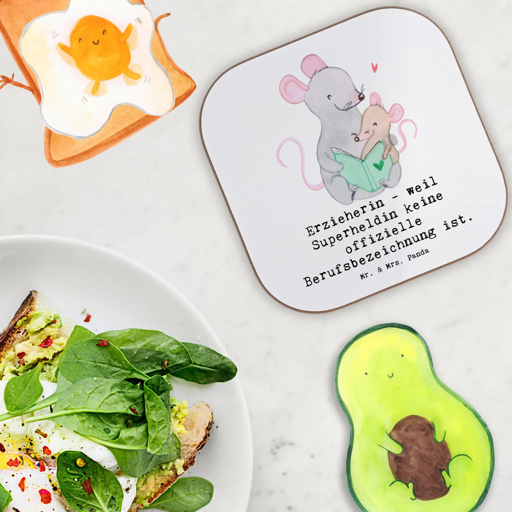 Square coaster Erzieherin - weil Superheldin keine offizielle Berufsbezeichnung ist. Untersetzer Holz, Glasuntersetzer, Korkuntersetzer, Untersetzer Design, Untersetzer Gläser, Getränkeuntersetzer, Untersetzer aus Holz, Holzuntersetzer, Untersetzer für Gläser, Untersetzer, Tassen Untersetzer, Bierdeckel, Beruf, Ausbildung, Jubiläum, Abschied, Rente, Kollege, Kollegin, Geschenk, Schenken, Arbeitskollege, Mitarbeiter, Firma, Danke, Dankeschön