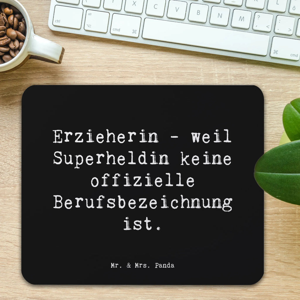Mouse mat Saying Erzieherin - weil Superheldin keine offizielle Berufsbezeichnung ist. Designer Mauspad, Computer zubehör, Mousepad, Büroausstattung, Mauspad, Arbeitszimmer, Einzigartiges Mauspad, Mausunterlage, PC Zubehör, Mauspad Büro, Beruf, Ausbildung, Jubiläum, Abschied, Rente, Kollege, Kollegin, Geschenk, Schenken, Arbeitskollege, Mitarbeiter, Firma, Danke, Dankeschön