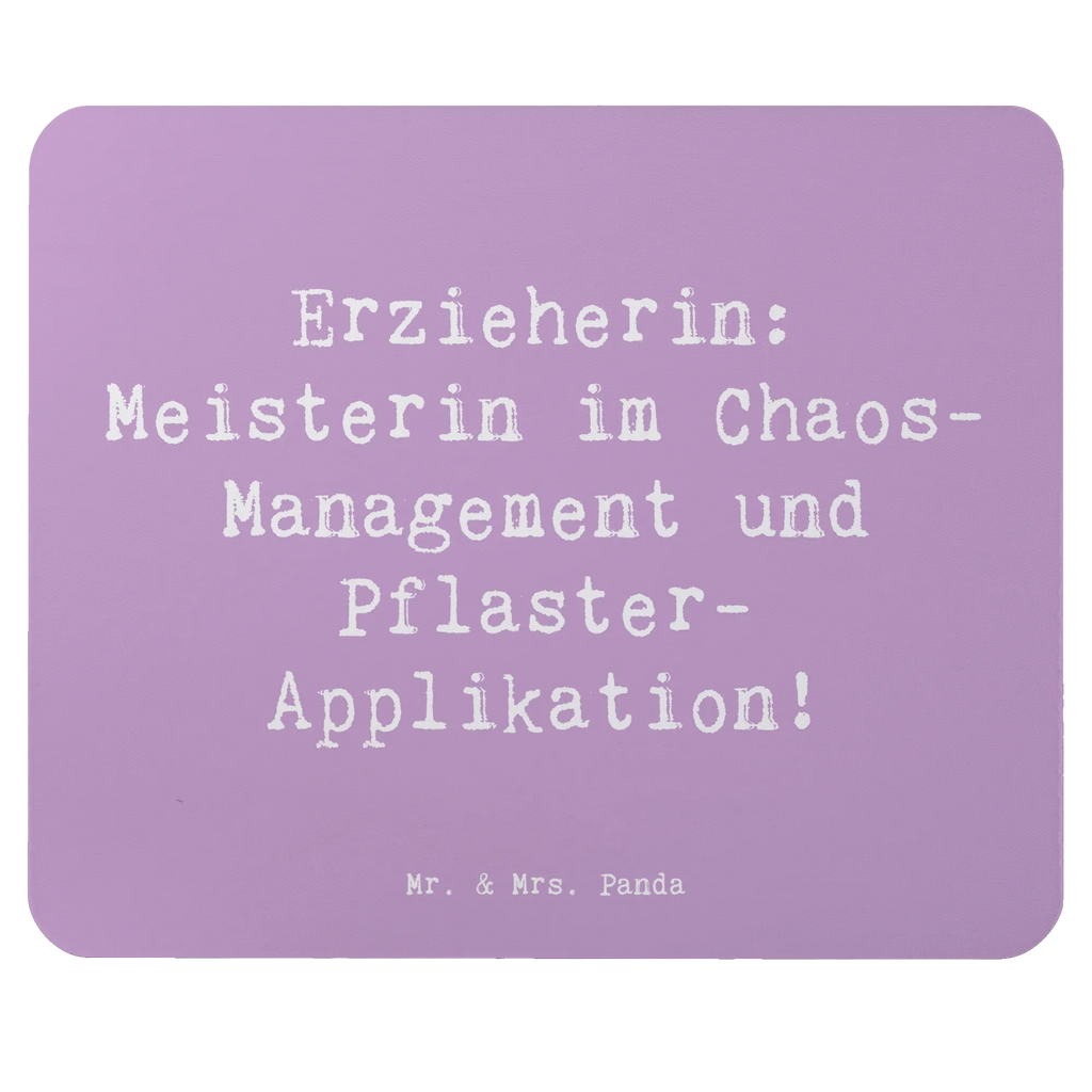 Mouse mat Saying Erzieherin: Meisterin im Chaos-Management und Pflaster-Applikation! Einzigartiges Mauspad, Mauspad, Mauspad Büro, Computer zubehör, PC Zubehör, Arbeitszimmer, Büroausstattung, Designer Mauspad, Mausunterlage, Mousepad, Beruf, Ausbildung, Jubiläum, Abschied, Rente, Kollege, Kollegin, Geschenk, Schenken, Arbeitskollege, Mitarbeiter, Firma, Danke, Dankeschön
