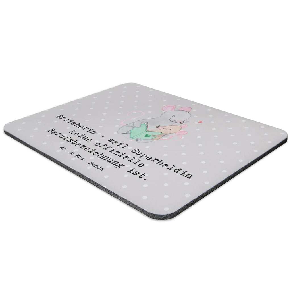 Mouse mat Erzieherin - weil Superheldin keine offizielle Berufsbezeichnung ist. mauspad laptop, computer mauspad, pc mauspad, laptop mousepad, Mauspad, pc mousepad, Mausmatte, Mousepad, Mausunterlage, notebook mauspad, laptop mauspad, mousematte, computermatte, mausteppich, computer mousepad, pc mausunterlage, mauspad pc, Geschenk, Schenken, Jubiläum, Danke, Dankeschön, Beruf, Ausbildung, Abschied, Rente, Kollege, Kollegin, Arbeitskollege, Mitarbeiter, Firma