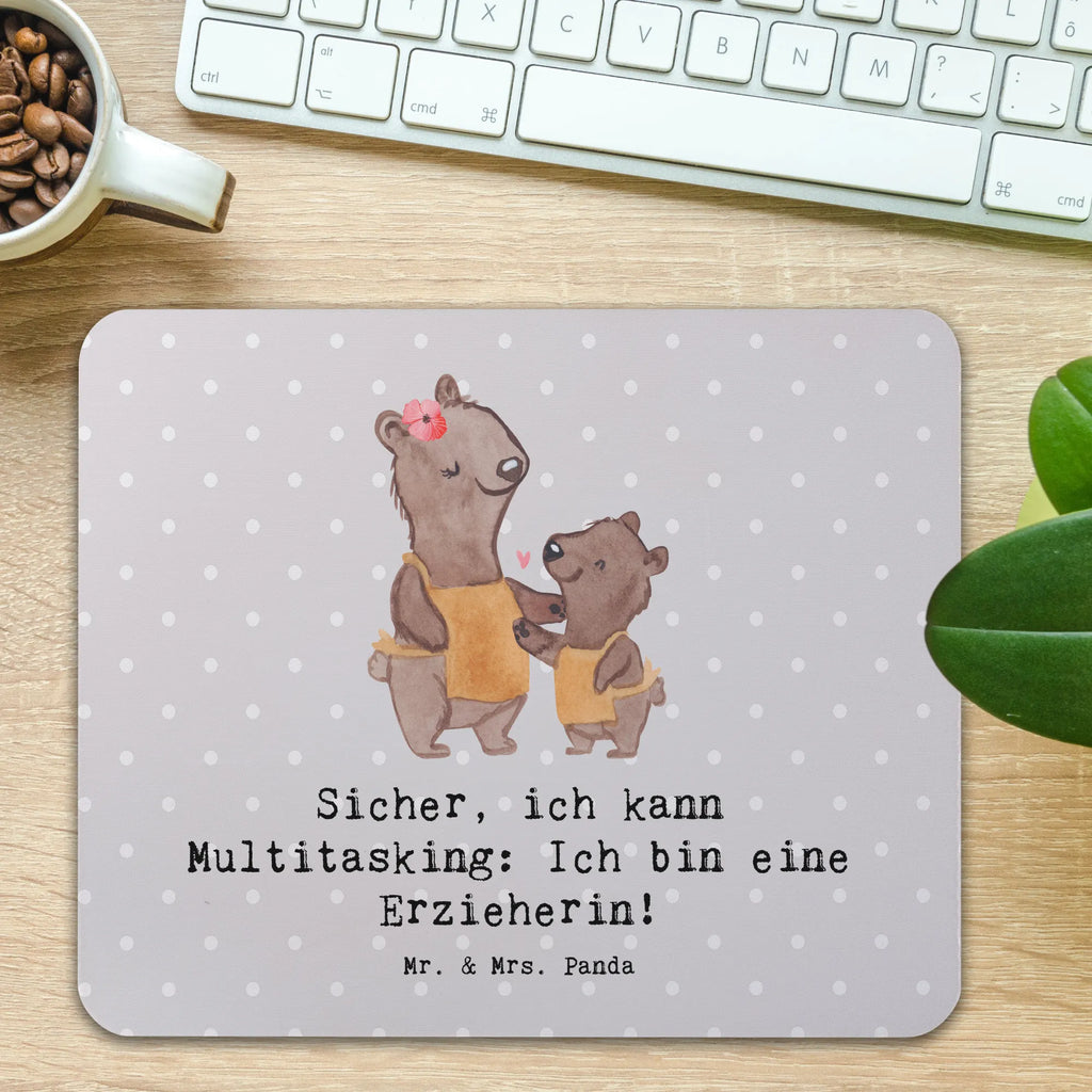 Mouse mat Sicher, ich kann Multitasking: Ich bin eine Erzieherin! Mousepad, PC Zubehör, Mausunterlage, Einzigartiges Mauspad, Büroausstattung, Arbeitszimmer, Mauspad Büro, Computer zubehör, Mauspad, Designer Mauspad, Beruf, Ausbildung, Jubiläum, Abschied, Rente, Kollege, Kollegin, Geschenk, Schenken, Arbeitskollege, Mitarbeiter, Firma, Danke, Dankeschön