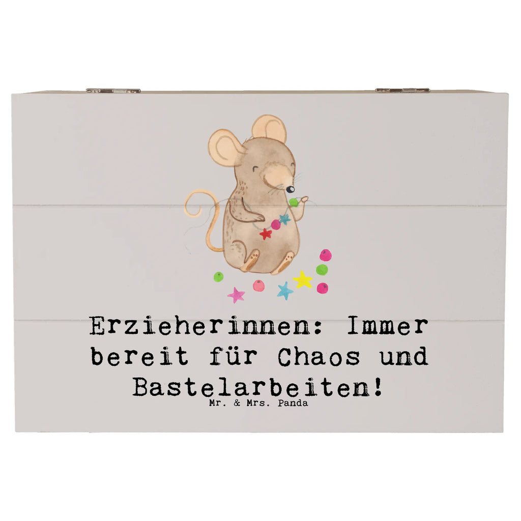 Holzkiste Erzieherin Chaos XXL, Geschenkbox, Erinnerungskiste, Dekokiste, Schatzkiste, Aufbewahrungsbox, Erinnerungsbox, Truhe, Kiste, Geschenkdose, Schatulle, Holzkiste, Beruf, Ausbildung, Jubiläum, Abschied, Rente, Kollege, Kollegin, Geschenk, Schenken, Arbeitskollege, Mitarbeiter, Firma, Danke, Dankeschön