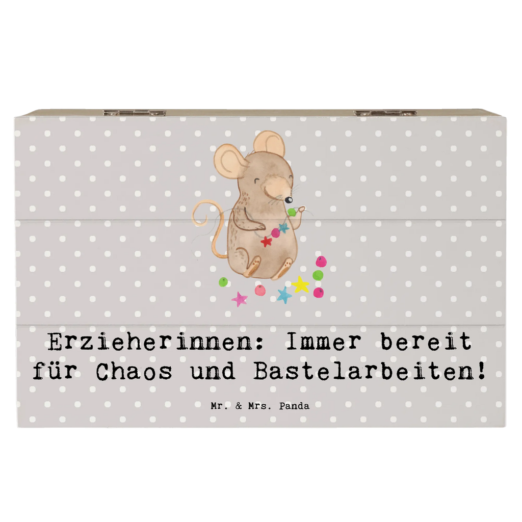 Holzkiste Erzieherin Chaos XXL, Geschenkbox, Erinnerungskiste, Dekokiste, Schatzkiste, Aufbewahrungsbox, Erinnerungsbox, Truhe, Kiste, Geschenkdose, Schatulle, Holzkiste, Beruf, Ausbildung, Jubiläum, Abschied, Rente, Kollege, Kollegin, Geschenk, Schenken, Arbeitskollege, Mitarbeiter, Firma, Danke, Dankeschön