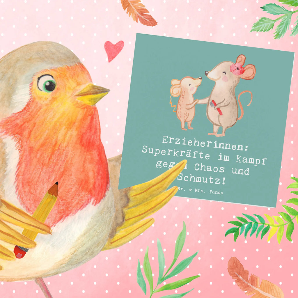 Deluxe Karte Superheldin Erzieherin Klappkarte, Hochwertige Klappkarte, Hochwertige Grußkarte, Geburtstagskarte, Hochzeitskarte, Glückwunschkarte, Karte, Grußkarte, Einladungskarte, Beruf, Ausbildung, Jubiläum, Abschied, Rente, Kollege, Kollegin, Geschenk, Schenken, Arbeitskollege, Mitarbeiter, Firma, Danke, Dankeschön