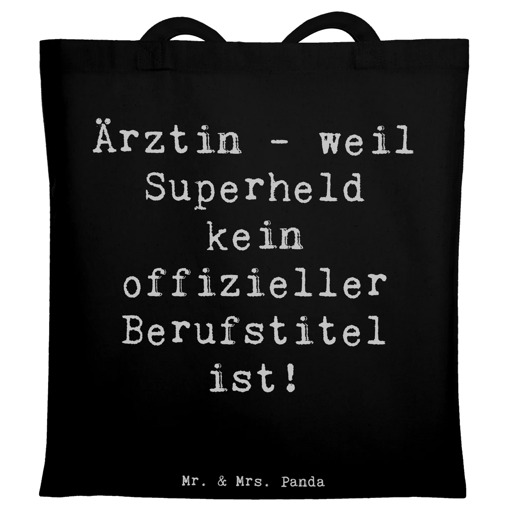 Tote bag Saying Ärztin - weil Superheld kein offizieller Berufstitel ist! Schultertasche, Stoffbeutel, Einkaufstüte, Laptoptasche, Beutel, Shopper, Strandtasche, Umhängetasche, Jutebeutel, Tragetasche, Stofftasche, Jutetasche, Beuteltasche, Tasche, Badetasche, Einkaufstasche, Beruf, Ausbildung, Jubiläum, Abschied, Rente, Kollege, Kollegin, Geschenk, Schenken, Arbeitskollege, Mitarbeiter, Firma, Danke, Dankeschön