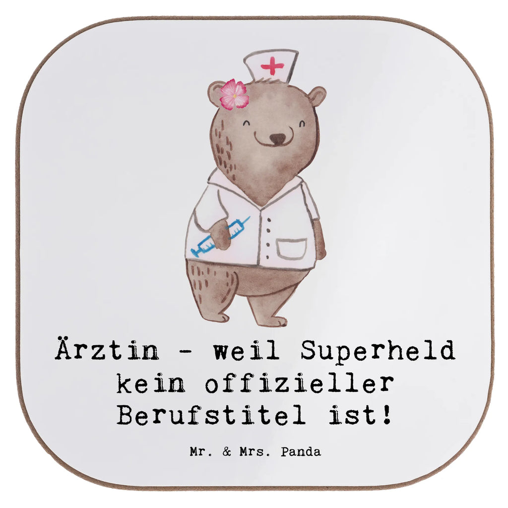Square coaster Ärztin - weil Superheld kein offizieller Berufstitel ist! Untersetzer Gläser, Glasuntersetzer, Untersetzer Holz, Getränkeuntersetzer, Holzuntersetzer, Korkuntersetzer, Untersetzer, Bierdeckel, Untersetzer Design, Tassen Untersetzer, Untersetzer aus Holz, Untersetzer für Gläser, Beruf, Ausbildung, Jubiläum, Abschied, Rente, Kollege, Kollegin, Geschenk, Schenken, Arbeitskollege, Mitarbeiter, Firma, Danke, Dankeschön