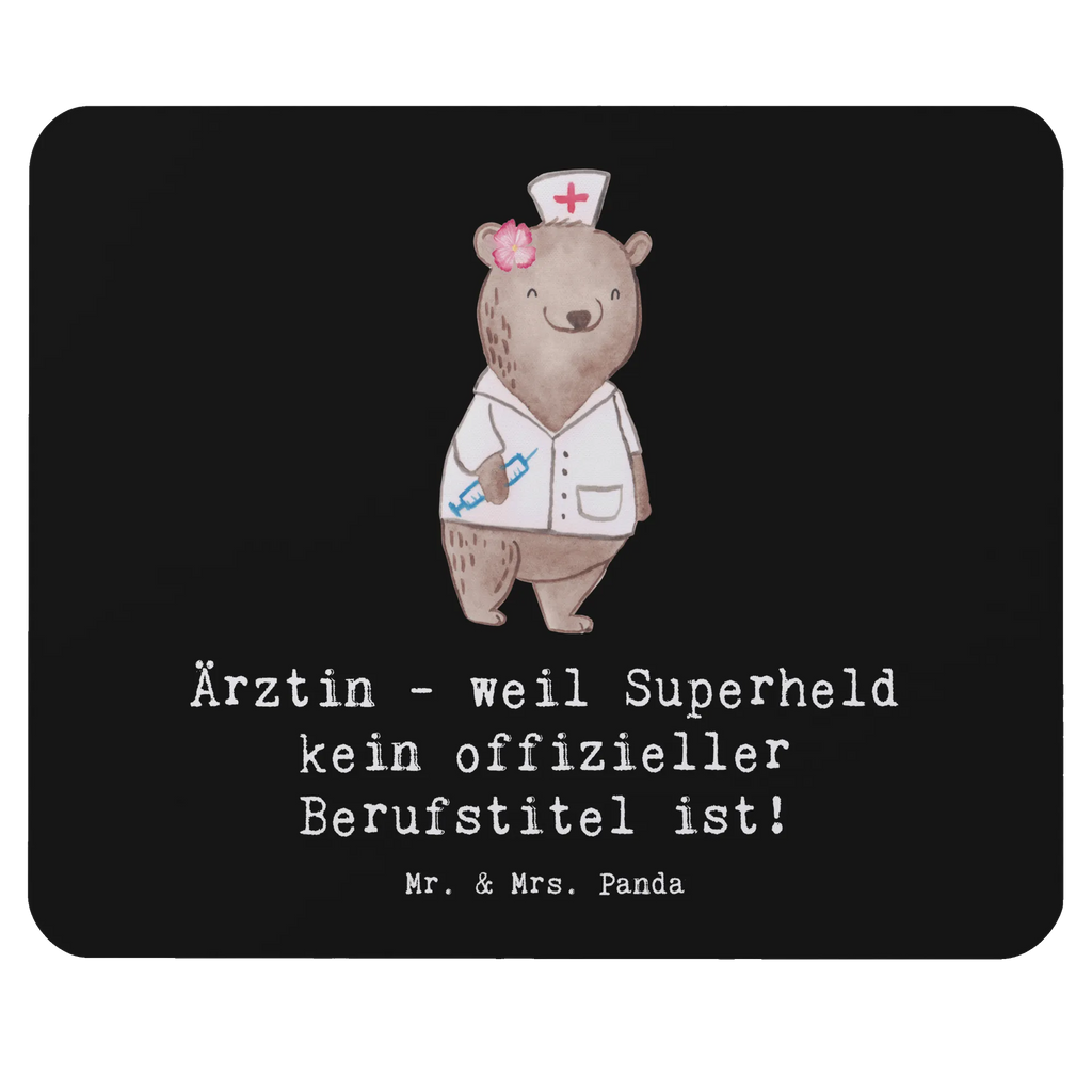 Mouse mat Ärztin - weil Superheld kein offizieller Berufstitel ist! Mausunterlage, Mauspad, Einzigartiges Mauspad, Mauspad Büro, PC Zubehör, Büroausstattung, Arbeitszimmer, Computer zubehör, Designer Mauspad, Mousepad, Beruf, Ausbildung, Jubiläum, Abschied, Rente, Kollege, Kollegin, Geschenk, Schenken, Arbeitskollege, Mitarbeiter, Firma, Danke, Dankeschön