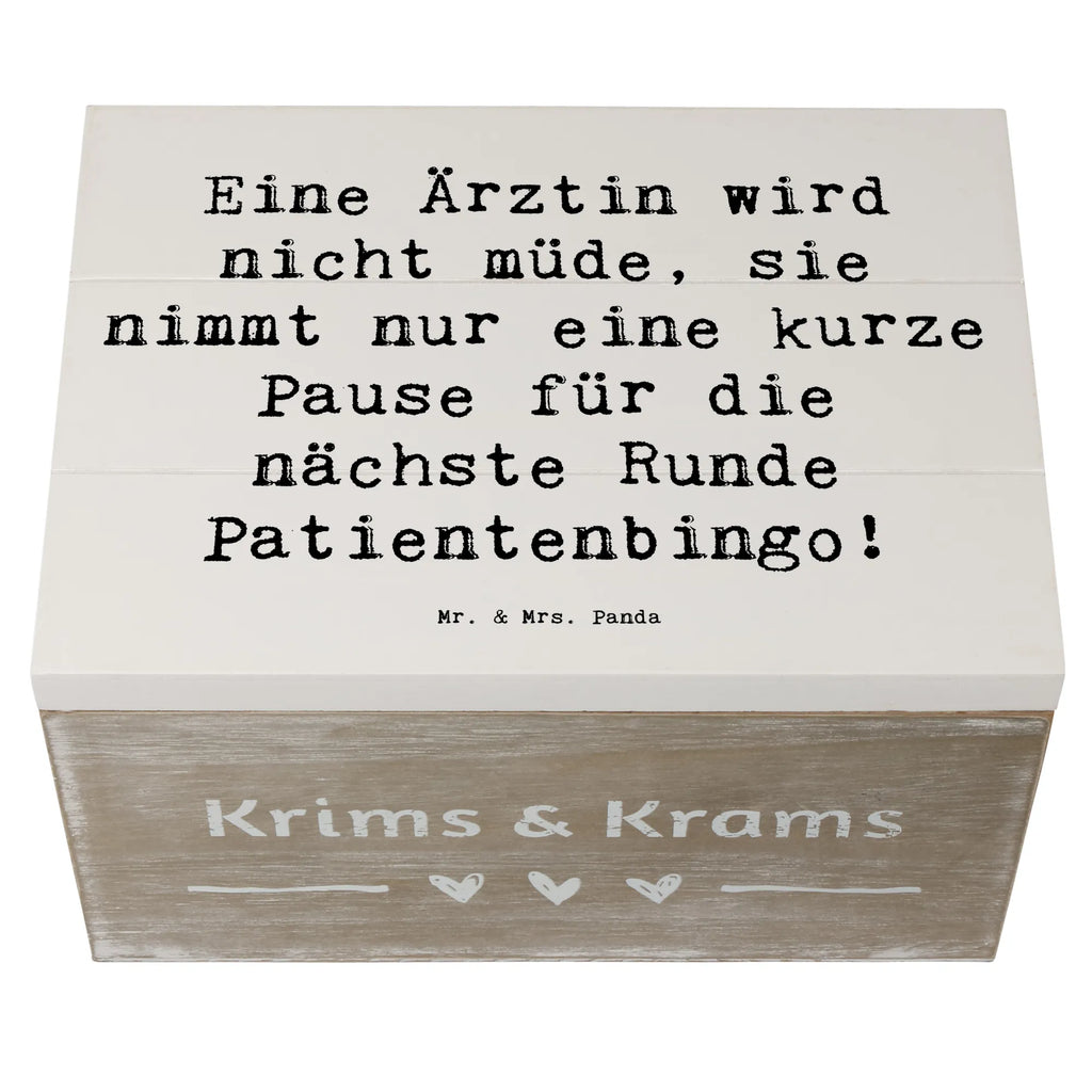 Holzkiste Spruch Ärztin Pause Truhe, XXL, Dekokiste, Schatzkiste, Erinnerungsbox, Holzkiste, Erinnerungskiste, Geschenkdose, Schatulle, Aufbewahrungsbox, Geschenkbox, Kiste, Beruf, Ausbildung, Jubiläum, Abschied, Rente, Kollege, Kollegin, Geschenk, Schenken, Arbeitskollege, Mitarbeiter, Firma, Danke, Dankeschön