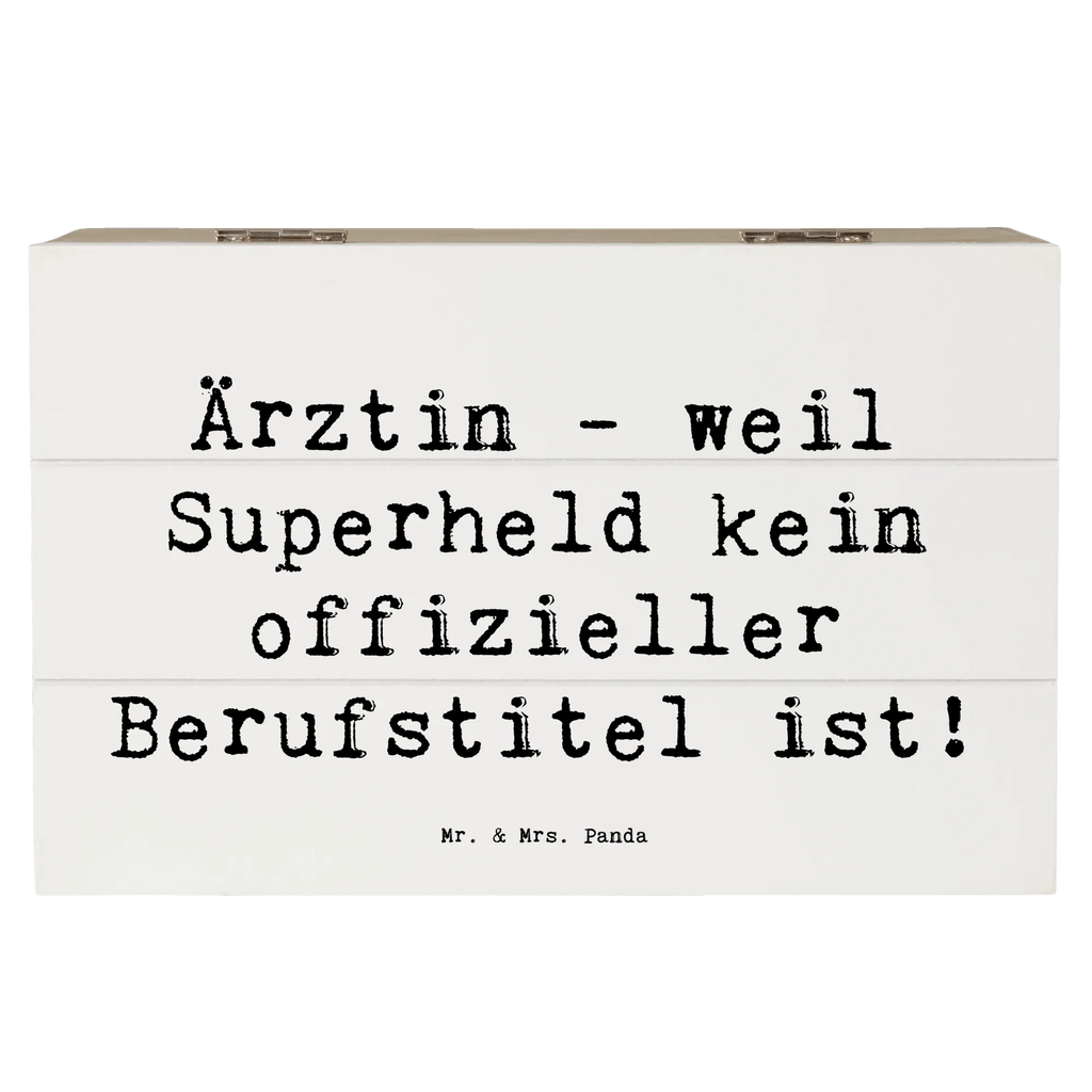 Holzkiste Spruch Ärztin Superheld Schatulle, Holzkiste, Geschenkdose, Kiste, Geschenkbox, Truhe, Dekokiste, XXL, Aufbewahrungsbox, Schatzkiste, Erinnerungskiste, Erinnerungsbox, Beruf, Ausbildung, Jubiläum, Abschied, Rente, Kollege, Kollegin, Geschenk, Schenken, Arbeitskollege, Mitarbeiter, Firma, Danke, Dankeschön