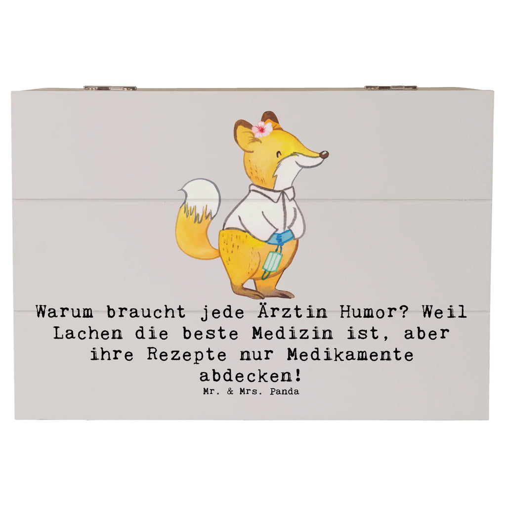 Holzkiste Humorvolle Ärztin Truhe, Schatulle, Holzkiste, Geschenkbox, Geschenkdose, Erinnerungsbox, Aufbewahrungsbox, Schatzkiste, Dekokiste, Kiste, Erinnerungskiste, XXL, Beruf, Ausbildung, Jubiläum, Abschied, Rente, Kollege, Kollegin, Geschenk, Schenken, Arbeitskollege, Mitarbeiter, Firma, Danke, Dankeschön