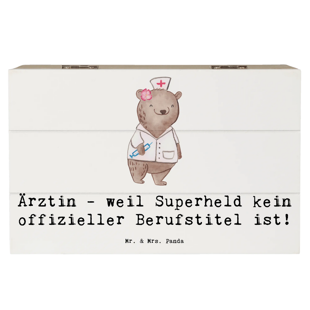 Holzkiste Ärztin Superheld Schatzkiste, Holzkiste, Erinnerungsbox, Dekokiste, XXL, Geschenkbox, Aufbewahrungsbox, Truhe, Geschenkdose, Erinnerungskiste, Kiste, Schatulle, Beruf, Ausbildung, Jubiläum, Abschied, Rente, Kollege, Kollegin, Geschenk, Schenken, Arbeitskollege, Mitarbeiter, Firma, Danke, Dankeschön