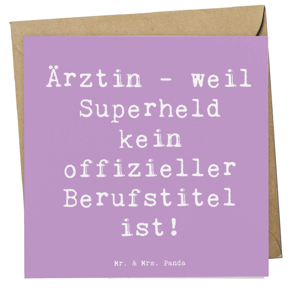 Deluxe Karte Spruch Ärztin Superheld Karte, Hochwertige Klappkarte, Klappkarte, Geburtstagskarte, Hochwertige Grußkarte, Einladungskarte, Grußkarte, Glückwunschkarte, Hochzeitskarte, Beruf, Ausbildung, Jubiläum, Abschied, Rente, Kollege, Kollegin, Geschenk, Schenken, Arbeitskollege, Mitarbeiter, Firma, Danke, Dankeschön