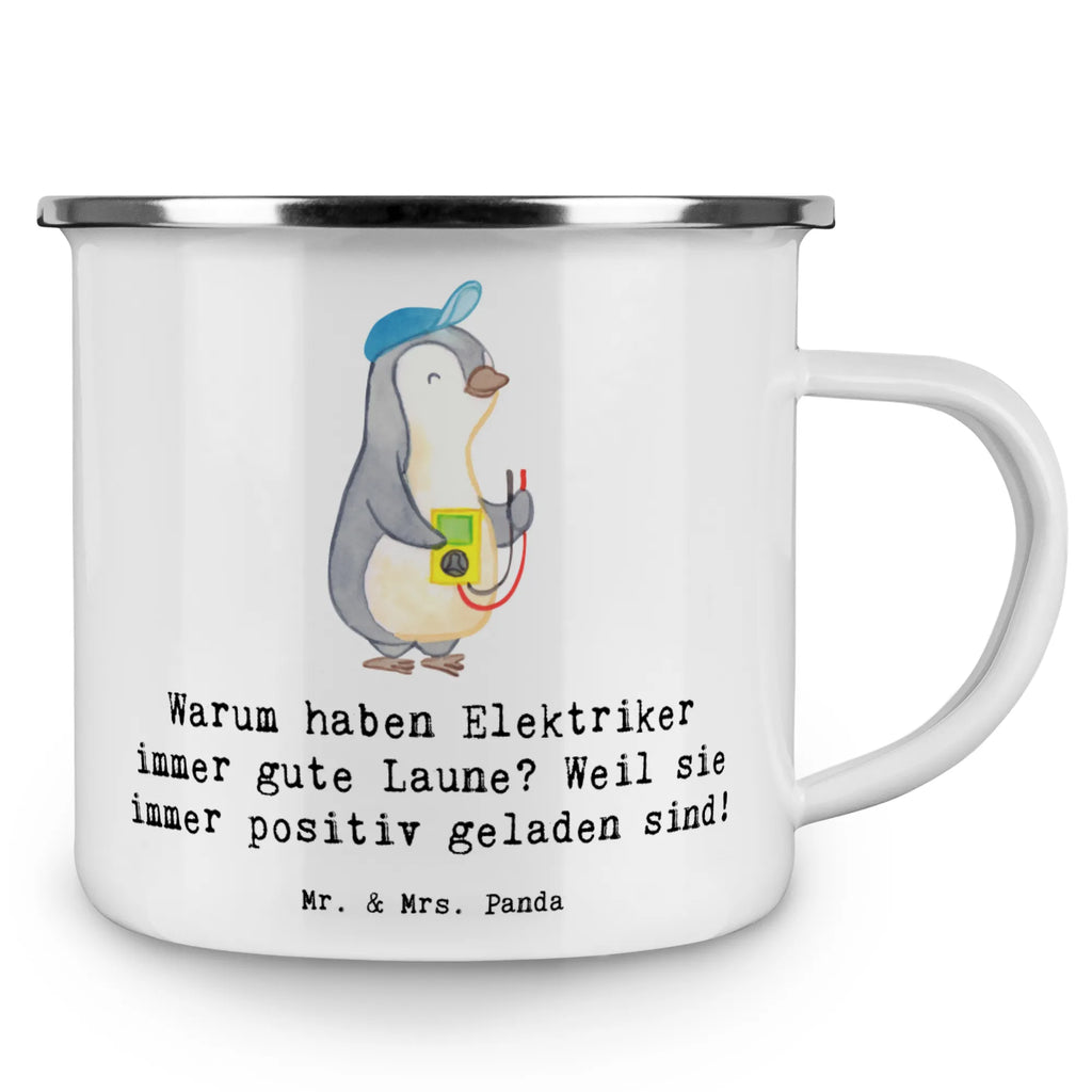 Enamel camping mug Warum haben Elektriker immer gute Laune? Weil sie immer positiv geladen sind! Camping Tasse Emaille, Campingtasse, Emaille Trinkbecher, Emaille Tassen, Edelstahl Trinkbecher, Outdoor Becher, Outdoor Tasse, Blechtassen, Blechtasse Outdoor, Emaille Becher Camping, Blechtasse, Emaille Tasse, Camping Becher Edelstahl, Metall Tasse, Kaffee Blechtasse, Emaille Campingbecher, Tasse Emaille, Emaille Becher, Trinkbecher, Campingtassen, Campingbecher, Metalltasse für Camping, Camping Tasse Metall, Metalltasse, Camping Tassen Emaille, Camping Becher, Emailletasse, Camping Tassen, Tasse Camping, Emaille Tasse Camping, Beruf, Ausbildung, Jubiläum, Abschied, Rente, Kollege, Kollegin, Geschenk, Schenken, Arbeitskollege, Mitarbeiter, Firma, Danke, Dankeschön
