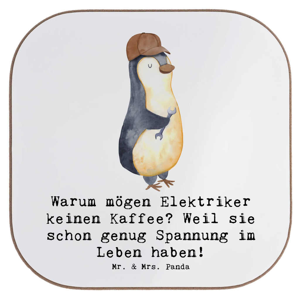 Square coaster Warum mögen Elektriker keinen Kaffee? Weil sie schon genug Spannung im Leben haben! Untersetzer aus Holz, Holzuntersetzer, Untersetzer Holz, Glasuntersetzer, Getränkeuntersetzer, Bierdeckel, Untersetzer für Gläser, Untersetzer Design, Untersetzer Gläser, Untersetzer, Korkuntersetzer, Tassen Untersetzer, Beruf, Ausbildung, Jubiläum, Abschied, Rente, Kollege, Kollegin, Geschenk, Schenken, Arbeitskollege, Mitarbeiter, Firma, Danke, Dankeschön