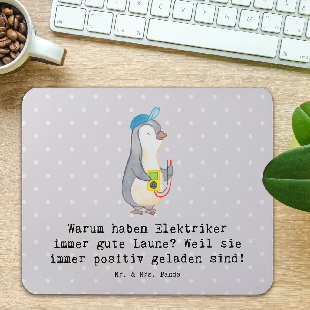 Mouse mat Warum haben Elektriker immer gute Laune? Weil sie immer positiv geladen sind! Designer Mauspad, Computer zubehör, Einzigartiges Mauspad, Mausunterlage, Mauspad, Büroausstattung, Arbeitszimmer, Mauspad Büro, Mousepad, PC Zubehör, Beruf, Ausbildung, Jubiläum, Abschied, Rente, Kollege, Kollegin, Geschenk, Schenken, Arbeitskollege, Mitarbeiter, Firma, Danke, Dankeschön