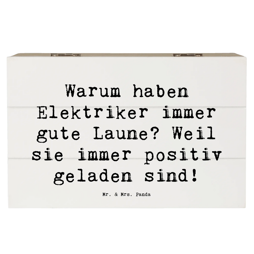 Holzkiste Spruch Positiver Elektriker Schatzkiste, Aufbewahrungsbox, XXL, Holzkiste, Schatulle, Truhe, Geschenkdose, Geschenkbox, Kiste, Dekokiste, Erinnerungsbox, Erinnerungskiste, Beruf, Ausbildung, Jubiläum, Abschied, Rente, Kollege, Kollegin, Geschenk, Schenken, Arbeitskollege, Mitarbeiter, Firma, Danke, Dankeschön
