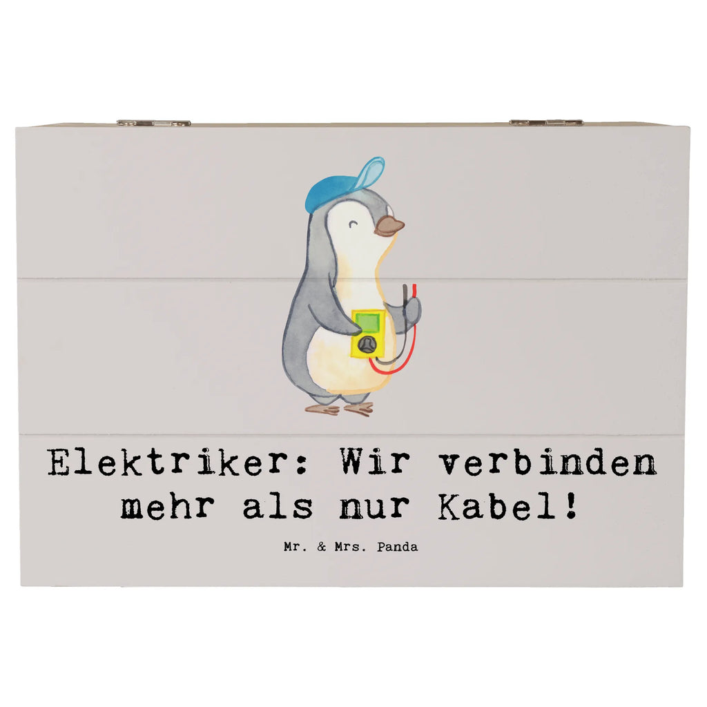 Holzkiste Elektriker Verbindungen Truhe, Geschenkdose, XXL, Holzkiste, Kiste, Schatzkiste, Dekokiste, Erinnerungsbox, Geschenkbox, Schatulle, Erinnerungskiste, Aufbewahrungsbox, Beruf, Ausbildung, Jubiläum, Abschied, Rente, Kollege, Kollegin, Geschenk, Schenken, Arbeitskollege, Mitarbeiter, Firma, Danke, Dankeschön