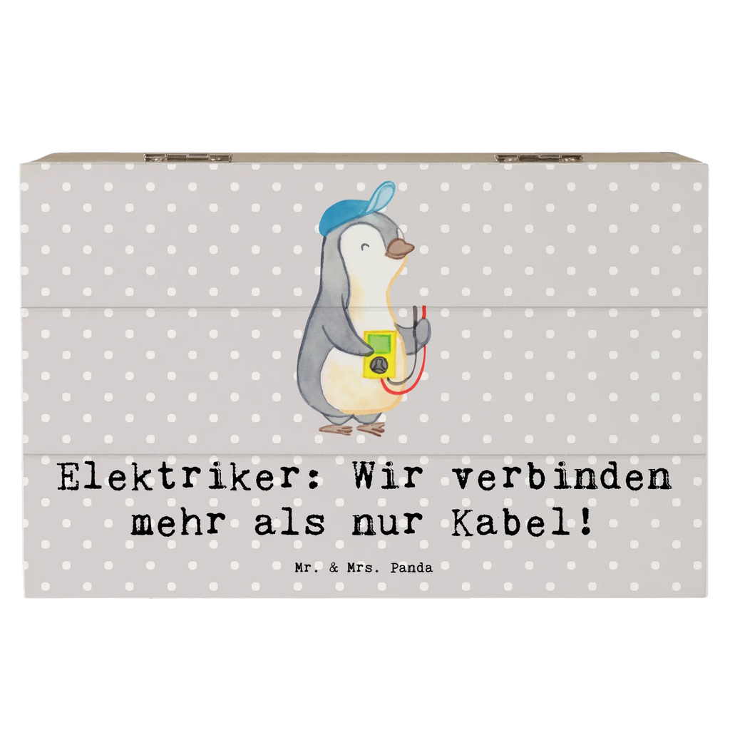 Holzkiste Elektriker Verbindungen Truhe, Geschenkdose, XXL, Holzkiste, Kiste, Schatzkiste, Dekokiste, Erinnerungsbox, Geschenkbox, Schatulle, Erinnerungskiste, Aufbewahrungsbox, Beruf, Ausbildung, Jubiläum, Abschied, Rente, Kollege, Kollegin, Geschenk, Schenken, Arbeitskollege, Mitarbeiter, Firma, Danke, Dankeschön