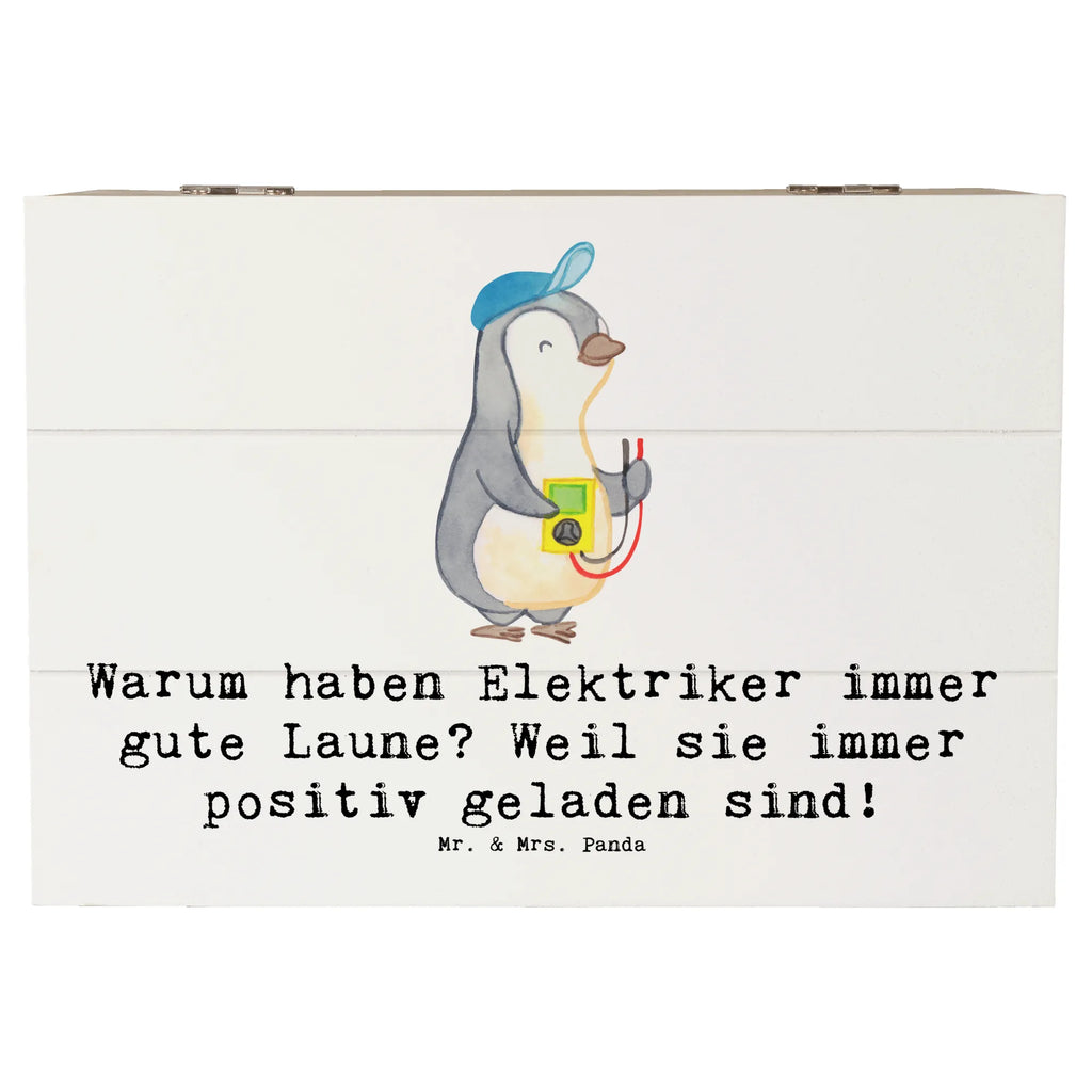Holzkiste Positiver Elektriker Schatzkiste, Kiste, Dekokiste, Aufbewahrungsbox, Geschenkbox, Erinnerungsbox, Holzkiste, Geschenkdose, XXL, Erinnerungskiste, Schatulle, Truhe, Beruf, Ausbildung, Jubiläum, Abschied, Rente, Kollege, Kollegin, Geschenk, Schenken, Arbeitskollege, Mitarbeiter, Firma, Danke, Dankeschön