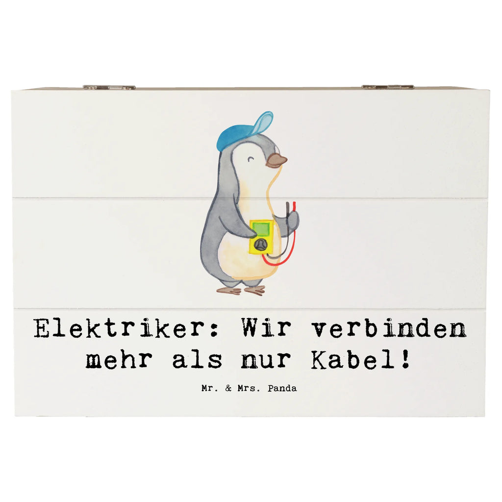 Holzkiste Elektriker Verbindungen Truhe, Geschenkdose, XXL, Holzkiste, Kiste, Schatzkiste, Dekokiste, Erinnerungsbox, Geschenkbox, Schatulle, Erinnerungskiste, Aufbewahrungsbox, Beruf, Ausbildung, Jubiläum, Abschied, Rente, Kollege, Kollegin, Geschenk, Schenken, Arbeitskollege, Mitarbeiter, Firma, Danke, Dankeschön