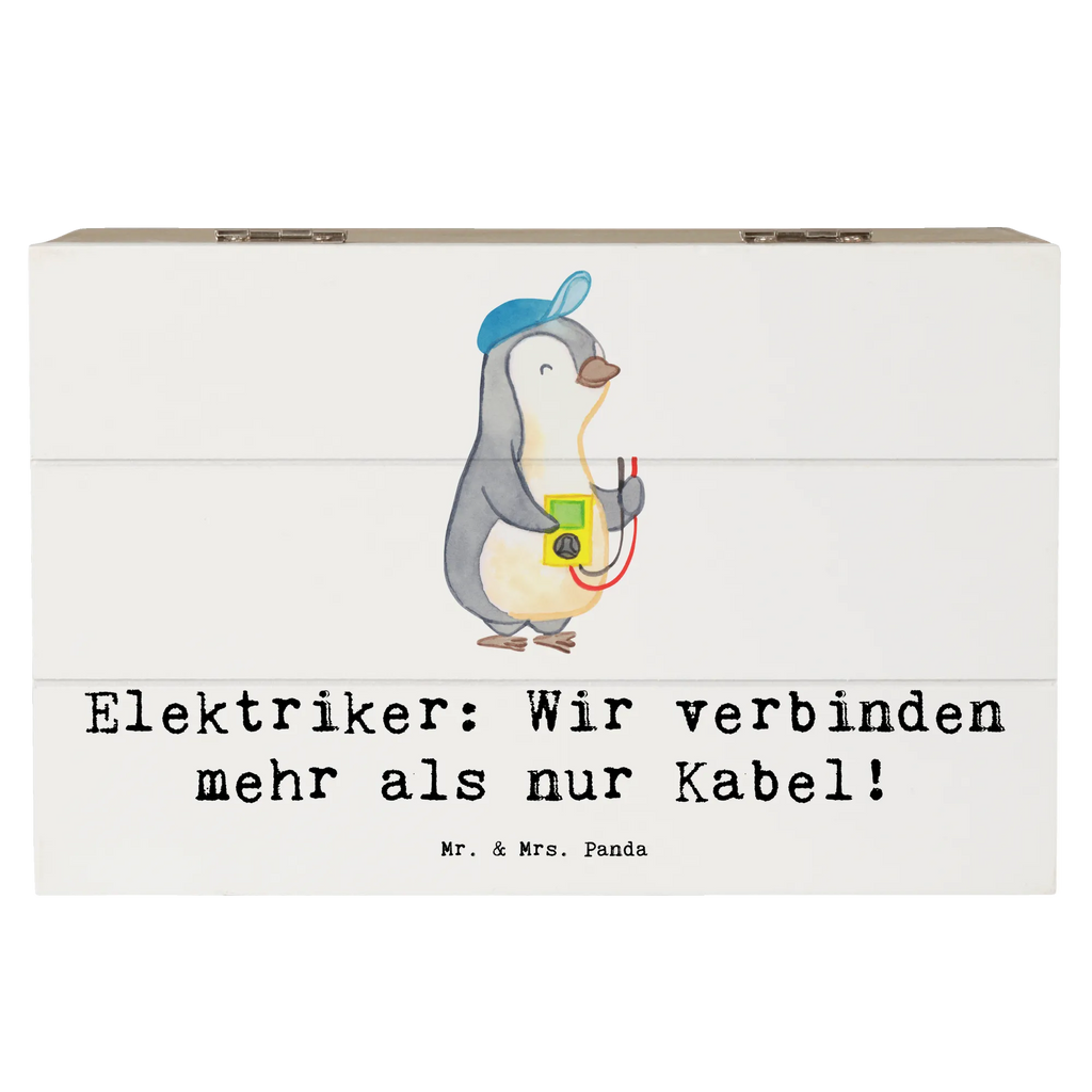 Holzkiste Elektriker Verbindungen Truhe, Geschenkdose, XXL, Holzkiste, Kiste, Schatzkiste, Dekokiste, Erinnerungsbox, Geschenkbox, Schatulle, Erinnerungskiste, Aufbewahrungsbox, Beruf, Ausbildung, Jubiläum, Abschied, Rente, Kollege, Kollegin, Geschenk, Schenken, Arbeitskollege, Mitarbeiter, Firma, Danke, Dankeschön