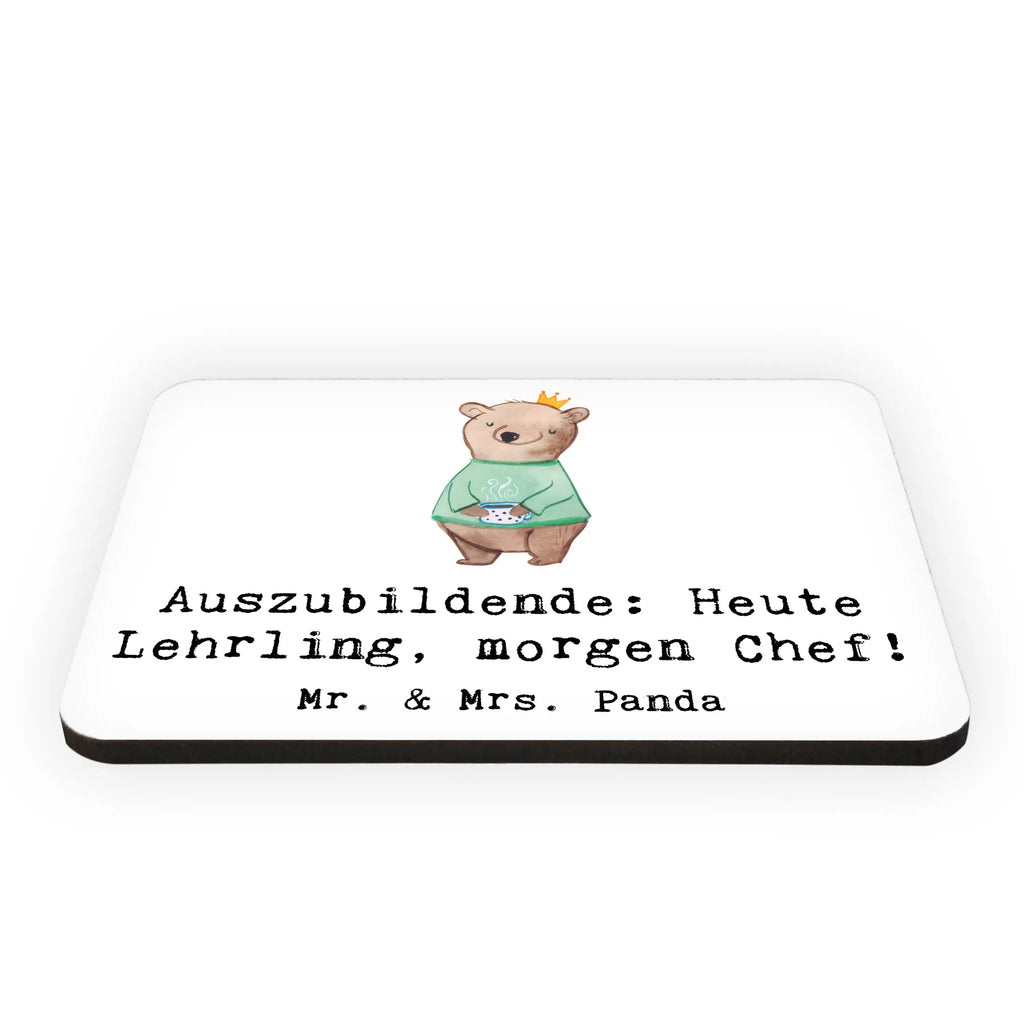 Magnet Auszubildende: Heute Lehrling, morgen Chef! Pinnwandmagnet, Souvenir Magnet, Whiteboard Magnet, Kühlschrank Dekoration, Notiz Magnet, Motivmagnete, Kühlschrankmagnet, Dekomagnet, Beruf, Ausbildung, Jubiläum, Abschied, Rente, Kollege, Kollegin, Geschenk, Schenken, Arbeitskollege, Mitarbeiter, Firma, Danke, Dankeschön