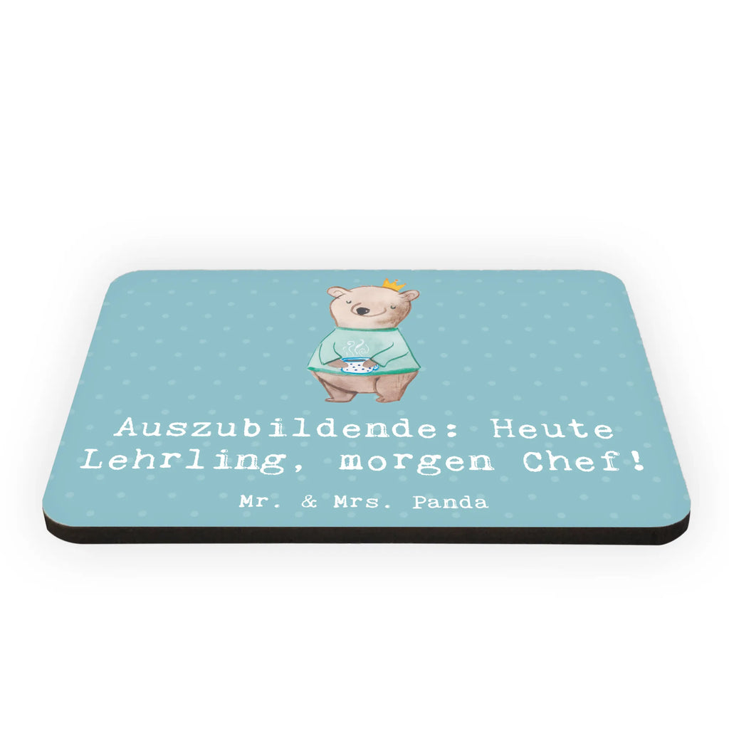 Magnet Auszubildende: Heute Lehrling, morgen Chef! Pinnwandmagnet, Souvenir Magnet, Whiteboard Magnet, Kühlschrank Dekoration, Notiz Magnet, Motivmagnete, Kühlschrankmagnet, Dekomagnet, Beruf, Ausbildung, Jubiläum, Abschied, Rente, Kollege, Kollegin, Geschenk, Schenken, Arbeitskollege, Mitarbeiter, Firma, Danke, Dankeschön