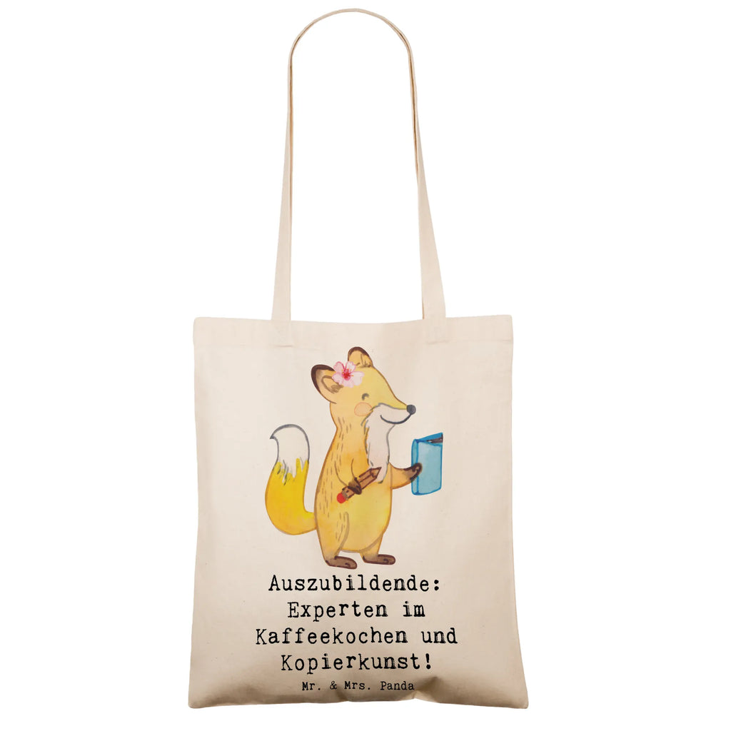 Tote bag Auszubildende: Experten im Kaffeekochen und Kopierkunst! Jutebeutel, Badetasche, Umhängetasche, Stofftasche, Strandtasche, Einkaufstüte, Tasche, Beutel, Tragetasche, Stoffbeutel, Einkaufstasche, Shopper, Beuteltasche, Laptoptasche, Jutetasche, Schultertasche, Beruf, Ausbildung, Jubiläum, Abschied, Rente, Kollege, Kollegin, Geschenk, Schenken, Arbeitskollege, Mitarbeiter, Firma, Danke, Dankeschön